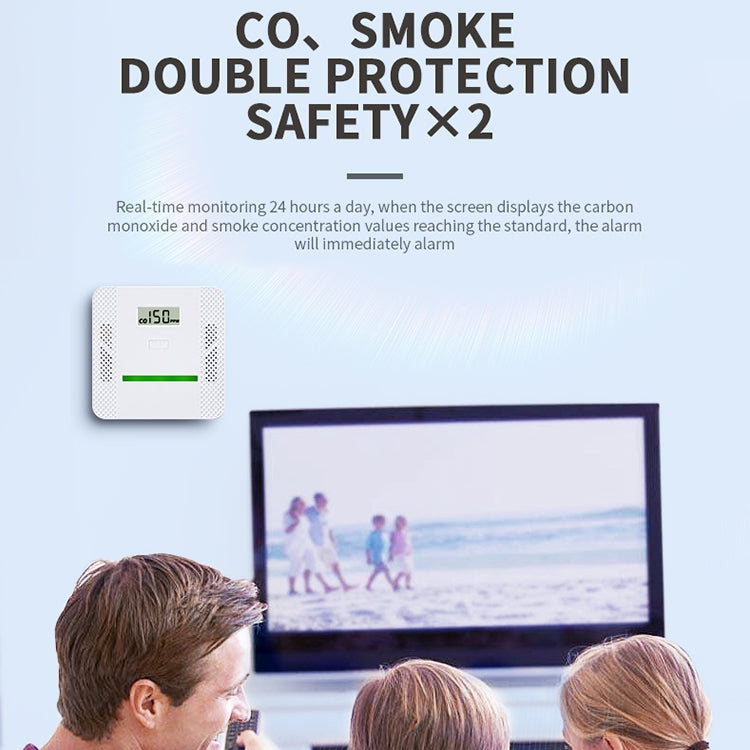 XY-S510COM 2 in 1 Carbon Monoxide Smoke Composite Alarm Detector without Battery XY-S510COM 2 in 1 Carbon Monoxide Smoke Composite Alarm Detector without Battery